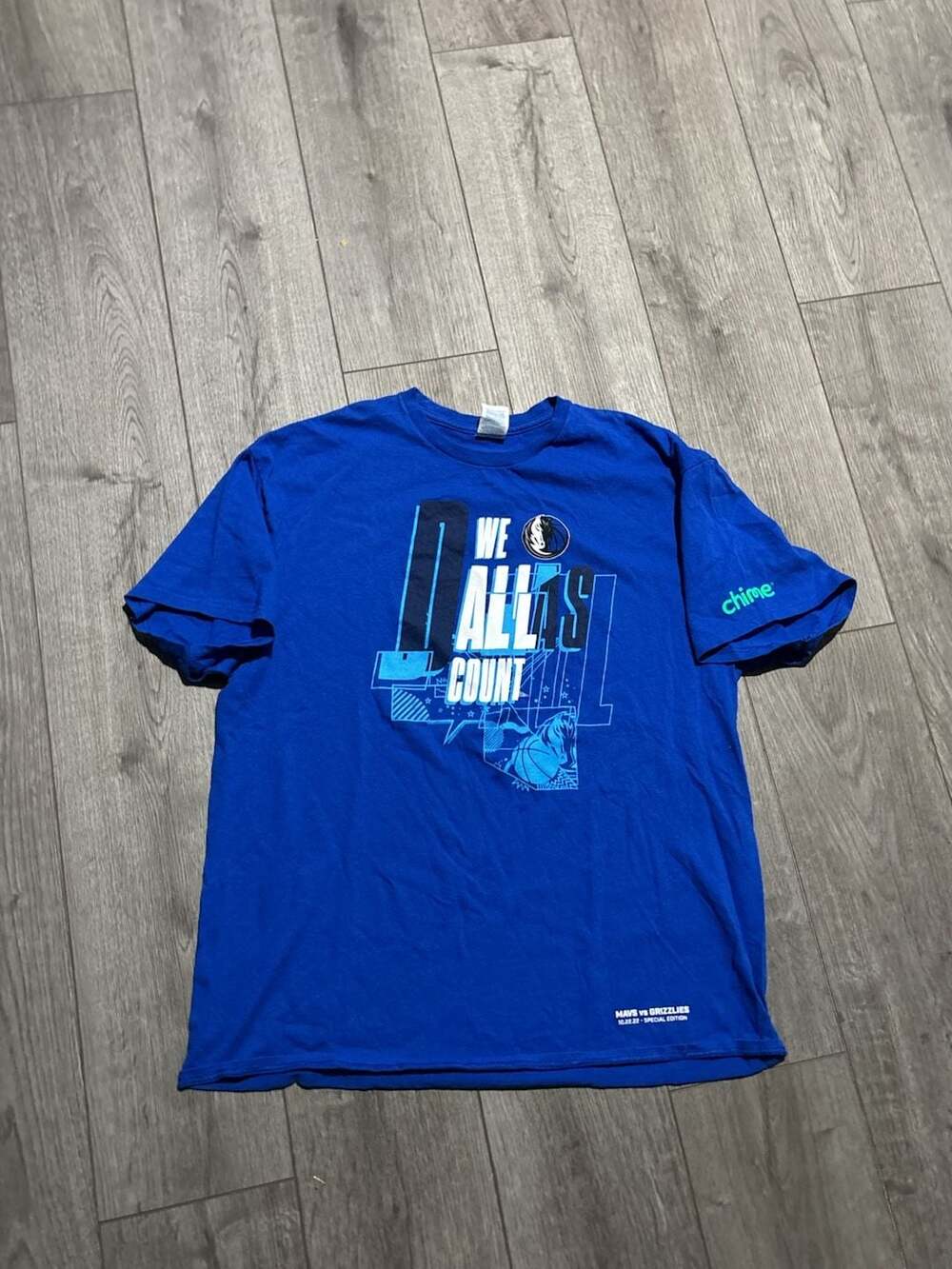Dallas Mavericks We All Count Special Edition Mavs vs Grizzlies T-Shirt